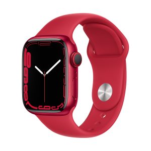 Apple Watch S7 Aluminium 41mm Cellular (PRODUCT)RED (Sportarmband rot)
