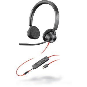 Poly Plantronics Blackwire 3325 Headset, Stereo, USB-C, 3,5mm- Klinke, Unified Communication optimiert