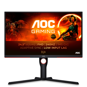 AOC 25G3ZM/BK Gaming Monitor – Adaptive Sync, 240 Hz