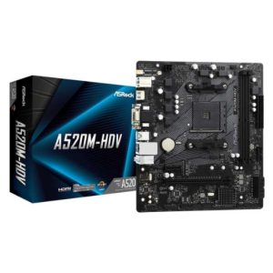ASRock AMD AM4 A520M-HDV motherboard