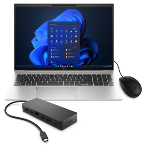 HP EliteBook 865 G10 5Z537ES + USB-C Multi Hub + 125 USB-Maus 16,0″ WUXGA IPS, AMD Ryzen 7 7840U, 32GB RAM, 1TB SSD, LTE, Windows 11 Pro