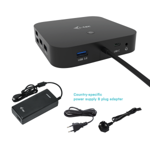 i-tec USB-C HDMI DP Docking Station mit 100W PD & i-tec Universal Charger 112 W