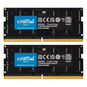 Crucial 32GB Kit (2x16GB) DDR5-4800 CL40 SO-DIMM memory