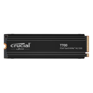 Crucial T700 SSD mit Kühlkörper 2TB M.2 PCIe Gen5 NVMe Internes Solid-State-Module