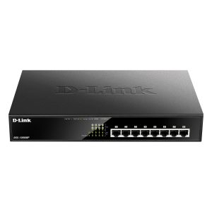 D-Link DGS-1008MP Unmanaged Switch [8x Gigabit Ethernet PoE+, 140W]