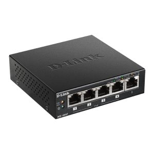 D-Link 5-Port Desktop Gigabit PoE+ Switch (DGS-1005P)