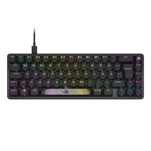 Corsair K65 PRO MINI Gaming Tastatur – 65 % Optisch-mechanische Gaming-Tastatur RGB-LED-Hintergrundbeleuchtung, CORSAIR OPX, Schwarz