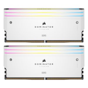 Corsair Dominator Titanium White 48GB (2x24GB) DDR5-7200 XMP memory, CL36, 1.4V