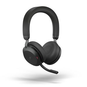 Jabra Evolve2 75 Headset, USB-A Wireless, Bluetooth, Black, [UC certified]
