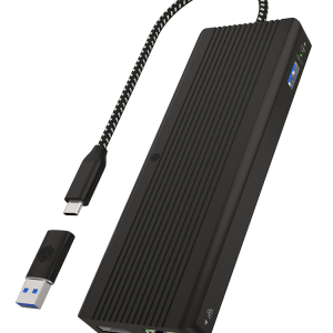 Icy Box 7 in 1 USB Type-C® DockingStation mit dreifacher Videoausgabe