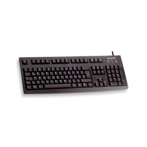 CHERRY Tastatur G83-6105 Schwarz – kabelgebunden, USB abriebfeste Beschriftung, recyclingfähig, NTK-Technologie