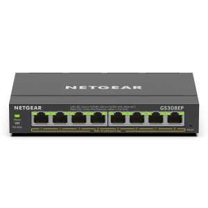 NETGEAR GS308EP SOHO Plus Switch [8x Gigabit Ethernet PoE+, 62W]