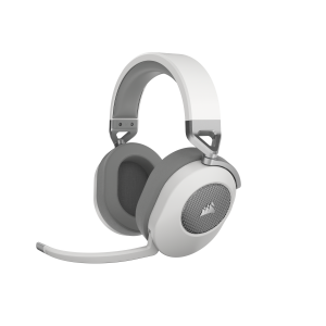 Corsair HS65 Wireless White Gaming Headset – kabelloses Gaming Headset mit Dolby Audio 7.1 und SoundID Abstimmung
