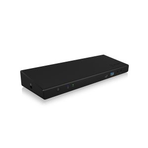 ICY BOX IB-DK2244AC USB Type-C™ DockingStation mit dreifacher Videoausgabe