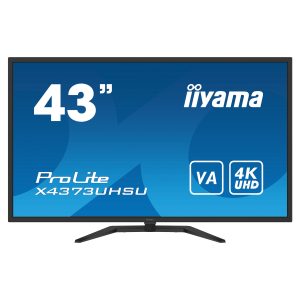 Iiyama ProLite X4373UHSU-B1 Office Monitor – 108 cm (43 Zoll), 4K-UHD, DisplayPort In/Out