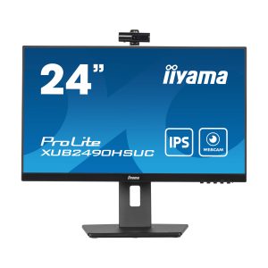 Iiyama ProLite XUB2490HSUC-B Full-HD Monitor – IPS, Webcam, USB