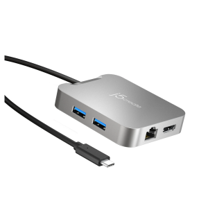 j5create – Dockingstation – 4K60 Elite USB-C® PD Multi-Port Adapter