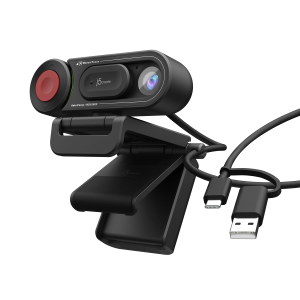 j5create – Webcam – Full HD, USB 2.0 / USB-C Anschluss / Auto- & manueller Fokusschalter