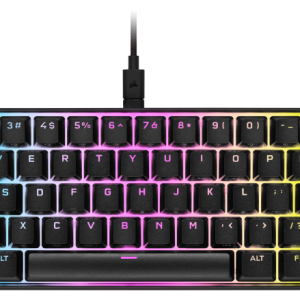 Corsair K65 RGB Mini 60% Mechanical Gaming Tastatur Cherry MX Speed, schwarz