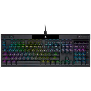 Corsair K70 PRO Optische RGB-Gaming-Tastatur, Kabelgebunden, RGB-LED-Hintergrundbeleuchtung, Optische CORSAIR OPX-Tastenschalter, QWERTZ (DE)-Layout