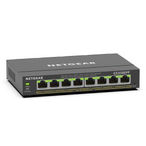 NETGEAR GS308EPP SOHO Plus Switch [8x Gigabit Ethernet PoE+, 123W]