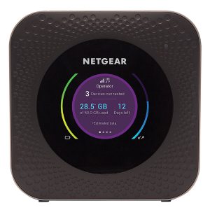 NETGEAR Nighthawk M1 Mobiler 4G LTE WLAN Router Dual-Band, LTE Cat16 bis zu 1 Gbit/s, 1x GbE, 5040mAh-Akku