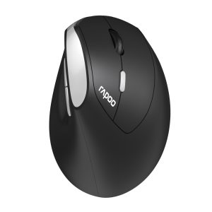 Rapoo Kabellose ergonomische Maus “EV250”, Schwarz Einstellbarer Sensor mit 1600 DPI