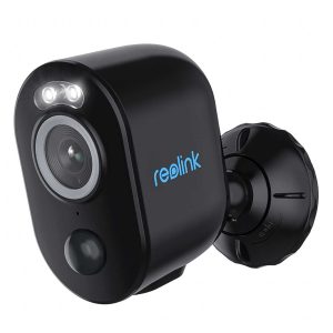 Reolink Argus Series B330 WLAN Überwachungskamera Schwarz 5MP (2880×1616), Akkubetrieb, IP65-Wetterschutz, Nachtsicht in Farbe, Intelligente Erkennung