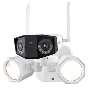 Reolink Floodlight Series F750W Überwachungskamera 8MP (4608×1728), IP66-Wetterschutz, Nachtsicht in Farbe, Doppelte Objektive