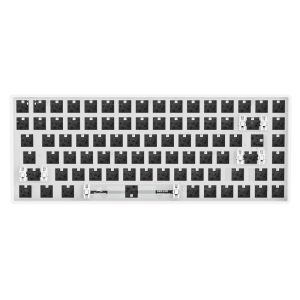 Sharkoon SKILLER SGK50 S3 Barebone Gaming Tastatur – komplett personalisierbare Gaming Tastatur im 75% Layout, Hot-Swap, RGB-Beleuchtung, QWERTZ-Layou