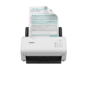 Brother ADS-4300N document scanner with LAN, Duplex & ADF Up to 40 pages/min. | USB 2.0 | USB 3.0 | Autom. 80-sheet entry | Side scan