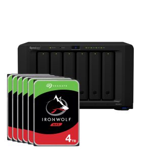 Synology DS1621+ 24TB IronWolf NAS-Bundle [inkl. 6x 4TB IronWolf 3,5″ NAS HDD]