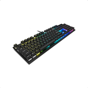 Corsair K60 RGB PRO mechanische Gaming Tastatur, – RGB-LED-Hintergrundbeleuchtung, CHERRY VIOLA, Schwarz