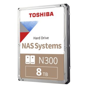 Toshiba N300 8TB 3.5 Inch SATA Internal NAS Hard Drive (CMR)