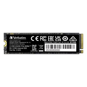 Verbatim Vi5000 SSD 512GB M.2 2280 PCIe Gen4 Internes Solid-State-Module