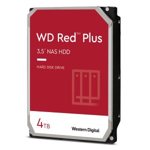 Western Digital WD Red Plus 4TB 256MB 3.5 Zoll SATA 6Gb/s – interne NAS Festplatte (CMR)