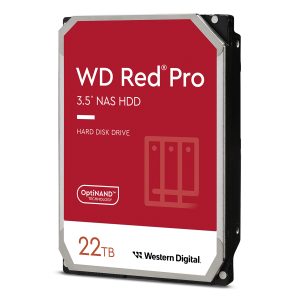 Western Digital WD Red Pro 22TB 3.5 Zoll SATA 6Gb/s – interne NAS Festplatte (CMR)