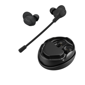 Jlab Work Buds True Wireless Earbuds Black Bluetooth In-Ear-Kopfhörer, Abnehmbares Mikrofon mit Geräuschunterdrückung