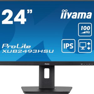 Iiyama ProLite XUB2493HSU-B6 – 60,5 cm (23,8″) IPS panel, height adjustment