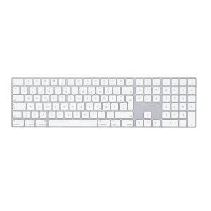 Apple Magic Keyboard mit Ziffernblock, silber – es Layout