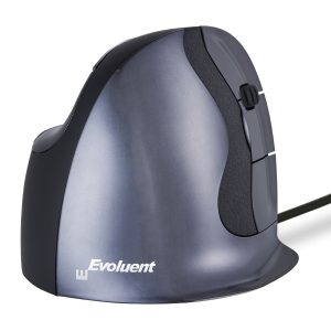 Evoluent Vertical D Small Mouse [Ergonomic Vertical, Wired, USB-A, Laser, 3,200 DPI, USB-A, Right Hand]