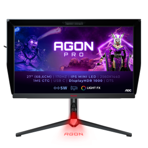 AOC AG274QXM Gaming Monitor – WQHD, 170 Hz, AMD FreeSync Pro