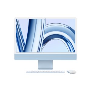 Apple iMac MQRC3D/A Blau – 61cm(24‘‘) M3 8-Core Chip, 8-Core GPU, 8GB Ram, 256GB SSD