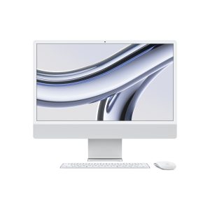 Apple iMac MQRK3D/A Silber – 61cm(24‘‘) M3 8-Core Chip, 10-Core GPU, 8GB Ram, 512GB SSD