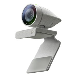 Poly Studio P5 Full HD Webcam, USB-A port 1080p resolution, 4x Digital zoom, Integrated lens cover
