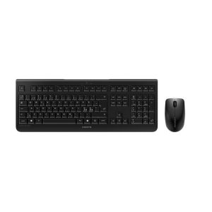 Cherry DW 3000 – Tastatur-und-Maus-Set – kabellos, 2.4 GHz, Englisch-US Tastaturlayout, Schwarz