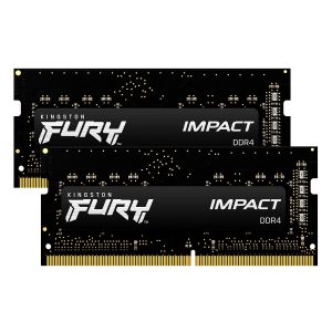 Kingston FURY Impact 32GB Kit (2x16GB) DDR4-3200 CL20 SO-DIMM Gaming Memory