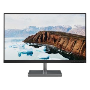 Lenovo L27m-30 Office Monitor – IPS Panel, Full HD, HDMI & DP Höhenverstellung 150mm, USB-C Delivery (75W), Webcam Halterung