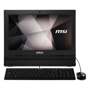 MSI PRO 16T 10M-228XDE All-in-One 15,6″ Touch Display, Intel Celeron 5205U, 4GB RAM, 128GB SSD, oOS