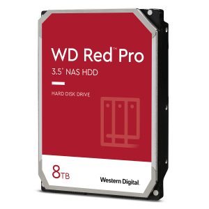 Western Digital WD Red Pro 8TB 3.5 Zoll SATA 6Gb/s – interne NAS Festplatte (CMR)